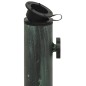 vidaXL Base de sombrilla de hierro fundido verde 44x44x31 cm 