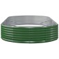 vidaXL Jardinera arriate acero recubrimiento polvo verde 296x140x36 cm vidaXL Jardinera arriate acero recubrimiento polvo verde 296x140x36 cm
