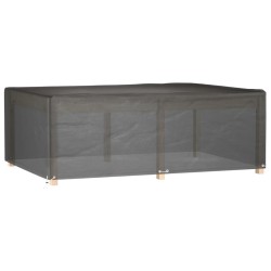 vidaXL Funda para muebles de jardín 12 ojales rectangular 230x165x80cm