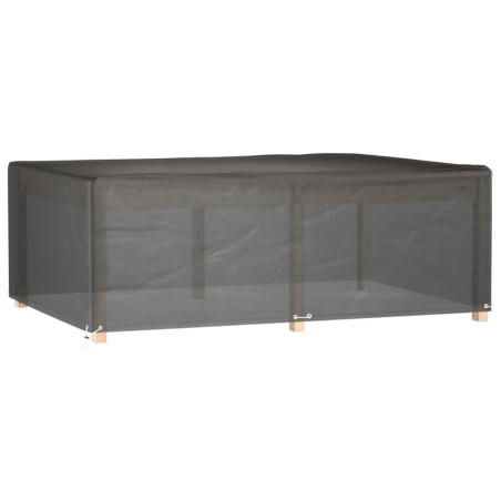 vidaXL Funda para muebles de jardín 12 ojales rectangular 230x165x80cm