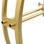 vidaXL Reloj de pared de hierro dorado 52 cm vidaXL Reloj de pared de hierro dorado 52 cm