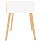 vidaXL Mesitas noche 2 uds madera ingeniería blanco brillo 40x40x56 cm vidaXL Mesitas noche 2 uds madera ingeniería blanco brillo 40x40x56 cm