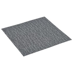 vidaXL Tarimas autoadhesivas 20 piezas PVC 1,86 m² gris