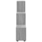 vidaXL Estantería forma de escalera madera contrachapada gris Sonoma vidaXL Estantería forma de escalera madera contrachapada gris Sonoma