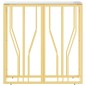 vidaXL Mesa consola de acero inoxidable y vidrio dorada 70x30x70 cm vidaXL Mesa consola de acero inoxidable y vidrio dorada 70x30x70 cm