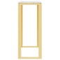 vidaXL Mesa consola de acero inoxidable y vidrio dorada 70x30x70 cm vidaXL Mesa consola de acero inoxidable y vidrio dorada 70x30x70 cm