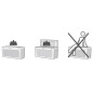 Keter Caja de almacenaje Samoa gris antracita 270 L