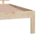 vidaXL Estructura de cama madera maciza 120x190 cm