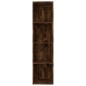 vidaXL Estantería/mueble de TV contrachapada roble ahumado 36x30x143cm vidaXL Estantería/mueble de TV contrachapada roble ahumado 36x30x143cm