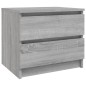 vidaXL Mesita de noche madera contrachapada gris Sonoma 50x39x43,5 cm vidaXL Mesita de noche madera contrachapada gris Sonoma 50x39x43,5 cm