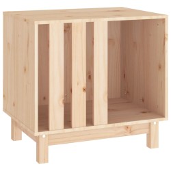 vidaXL Caseta para perros madera maciza de pino 60x45x57 cm