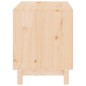 vidaXL Caseta para perros madera maciza de pino 60x45x57 cm