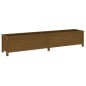 vidaXL Arriate elevado de jardín madera pino marrón miel 199,5x40x39cm vidaXL Arriate elevado de jardín madera pino marrón miel 199,5x40x39cm