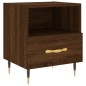 vidaXL Mesita de noche madera de ingeniería roble marrón 40x35x47,5 cm