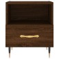 vidaXL Mesita de noche madera de ingeniería roble marrón 40x35x47,5 cm
