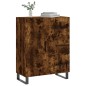 vidaXL Aparador de madera de ingeniería roble ahumado 69,5x34x90 cm vidaXL Aparador de madera de ingeniería roble ahumado 69,5x34x90 cm