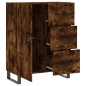 vidaXL Aparador de madera de ingeniería roble ahumado 69,5x34x90 cm vidaXL Aparador de madera de ingeniería roble ahumado 69,5x34x90 cm