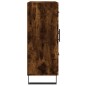 vidaXL Aparador de madera de ingeniería roble ahumado 69,5x34x90 cm vidaXL Aparador de madera de ingeniería roble ahumado 69,5x34x90 cm