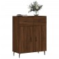 vidaXL Aparador de madera de ingeniería marrón roble 69,5x34x90 cm vidaXL Aparador de madera de ingeniería marrón roble 69,5x34x90 cm