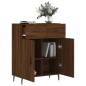 vidaXL Aparador de madera de ingeniería marrón roble 69,5x34x90 cm vidaXL Aparador de madera de ingeniería marrón roble 69,5x34x90 cm