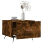 vidaXL Mesa de centro 2 uds madera ingeniería roble ahumado 50x50x40cm vidaXL Mesa de centro 2 uds madera ingeniería roble ahumado 50x50x40cm