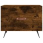 vidaXL Mesa de centro 2 uds madera ingeniería roble ahumado 50x50x40cm vidaXL Mesa de centro 2 uds madera ingeniería roble ahumado 50x50x40cm