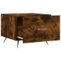 vidaXL Mesa de centro 2 uds madera ingeniería roble ahumado 50x50x40cm vidaXL Mesa de centro 2 uds madera ingeniería roble ahumado 50x50x40cm