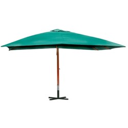 vidaXL Sombrilla flotante rectangular verde 200 x 300 cm