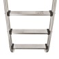 vidaXL Escalera para piscina 3 peldaños acero inoxidable 304 120 cm vidaXL Escalera para piscina 3 peldaños acero inoxidable 304 120 cm