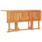 vidaXL Set de comedor de jardín plegable 7 piezas madera maciza teca vidaXL Set de comedor de jardín plegable 7 piezas madera maciza teca