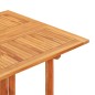 vidaXL Set de comedor de jardín plegable 7 piezas madera maciza teca vidaXL Set de comedor de jardín plegable 7 piezas madera maciza teca