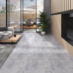 vidaXL Lamas para suelo de PVC autoadhesivas gris cemento 4,46 m² 3 mm