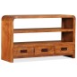 vidaXL Mueble de TV madera maciza acacia 90x30x55 cm