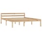 vidaXL Estructura de cama de madera maciza de pino 140x200 cm