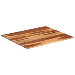 vidaXL Superficie de mesa madera maciza de sheesham 15-16 mm 70x80 cm