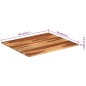 vidaXL Superficie de mesa madera maciza de sheesham 15-16 mm 70x80 cm vidaXL Superficie de mesa madera maciza de sheesham 15-16 mm 70x80 cm