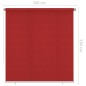 vidaXL Persiana enrollable de exterior 220x230 cm rojo