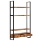 vidaXL Aparador de madera maciza de acacia 118x30x200 cm