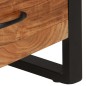 vidaXL Aparador de madera maciza de acacia 118x30x200 cm
