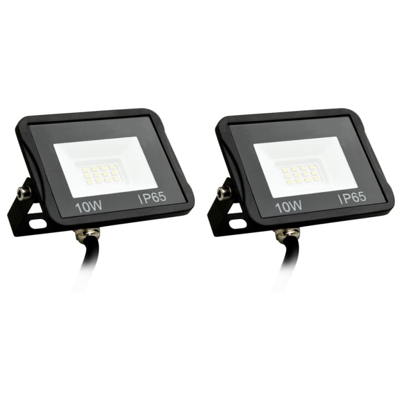 vidaXL Focos LED 10 W 2 unidades blanco frío vidaXL Focos LED 10 W 2 unidades blanco frío