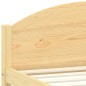 vidaXL Estructura de cama de madera maciza de pino 100x200 cm