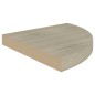 323926 vidaXL Floating Corner Shelves 2 pcs Oak 35x35x3,8 cm MDF 323926 vidaXL Floating Corner Shelves 2 pcs Oak 35x35x3,8 cm MDF
