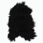 vidaXL Cubierta de asiento de piel de oveja islandesa negra 70x110 cm vidaXL Cubierta de asiento de piel de oveja islandesa negra 70x110 cm