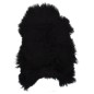 vidaXL Cubierta de asiento de piel de oveja islandesa negra 70x110 cm vidaXL Cubierta de asiento de piel de oveja islandesa negra 70x110 cm