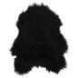 vidaXL Cubierta de asiento de piel de oveja islandesa negra 70x110 cm vidaXL Cubierta de asiento de piel de oveja islandesa negra 70x110 cm