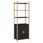 vidaXL Aparador alto madera contrachapada negro 60x40x173 cm vidaXL Aparador alto madera contrachapada negro 60x40x173 cm