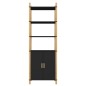 vidaXL Aparador alto madera contrachapada negro 60x40x173 cm vidaXL Aparador alto madera contrachapada negro 60x40x173 cm