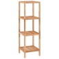 vidaXL Estantería de baño madera maciza nogal 36x36x112 cm vidaXL Estantería de baño madera maciza nogal 36x36x112 cm