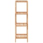 vidaXL Estantería de baño madera maciza nogal 36x36x112 cm vidaXL Estantería de baño madera maciza nogal 36x36x112 cm