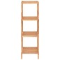 vidaXL Estantería de baño madera maciza nogal 36x36x112 cm vidaXL Estantería de baño madera maciza nogal 36x36x112 cm